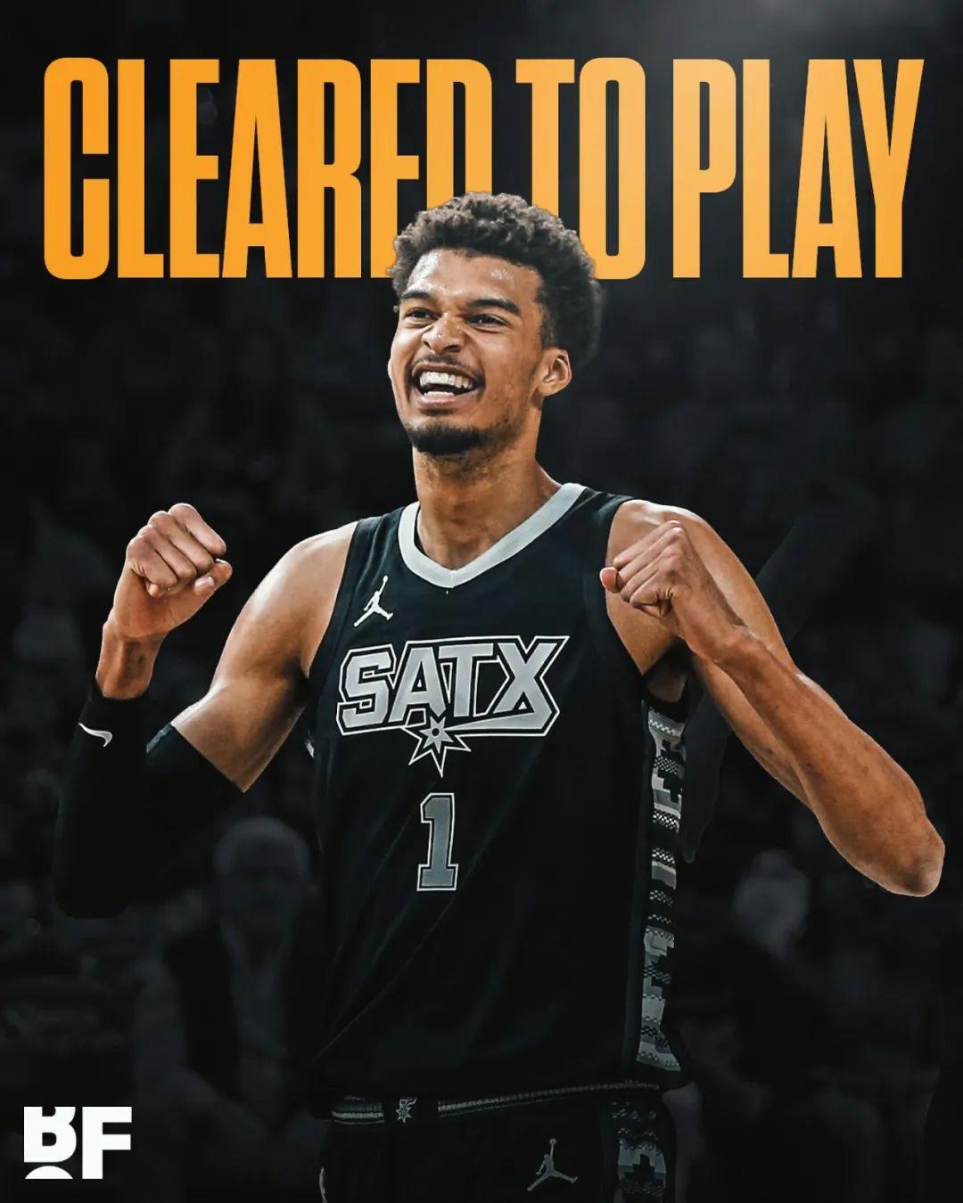 kaiyun-文班回归！下赛季的马刺，能进季后赛？